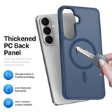 Samsung Galaxy S26+ Dux Ducis Yind Hybrid Cover - MagSafe-kompatibel - Mørkeblå