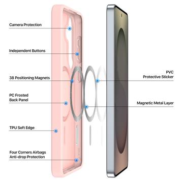 Samsung Galaxy S26+ Dux Ducis Yind Hybrid Cover - MagSafe-kompatibel - Lysepink