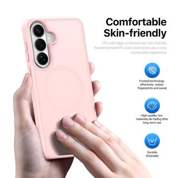 Samsung Galaxy S26+ Dux Ducis Yind Hybrid Cover - MagSafe-kompatibel - Lysepink