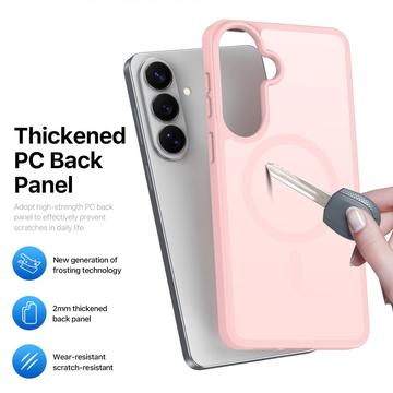 Samsung Galaxy S26+ Dux Ducis Yind Hybrid Cover - MagSafe-kompatibel - Lysepink
