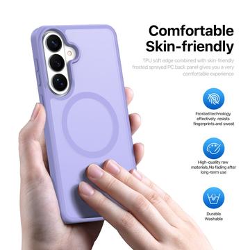 Samsung Galaxy S26+ Dux Ducis Yind Hybrid Cover - MagSafe-kompatibel - Lyselilla