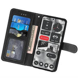 Samsung Galaxy S26+ Elegant retro-pungetui med roterende kortholder - sort