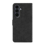 Samsung Galaxy S26+ Elegant retro-pungetui med roterende kortholder - sort