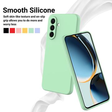 Samsung Galaxy S26+ Flydende silikone cover med håndrem - grøn