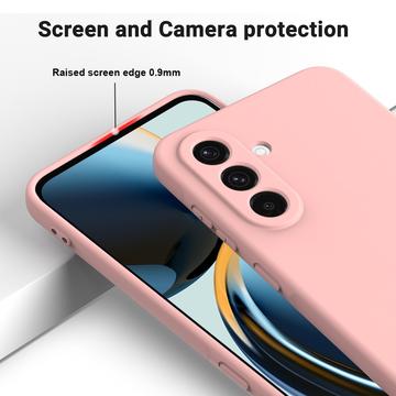 Samsung Galaxy S26+ Flydende silikone cover med håndrem - Pink