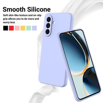 Samsung Galaxy S26+ Flydende silikone cover med håndrem - Lilla