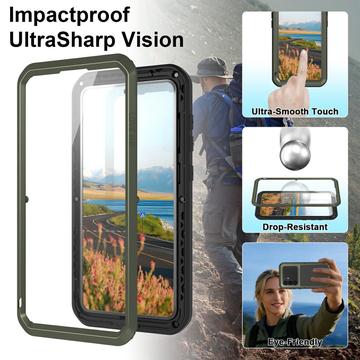 Samsung Galaxy S26+ Love Mei Powerful Hybrid Cover - Grøn