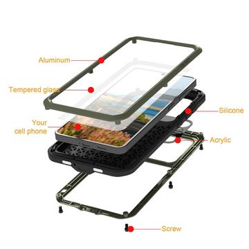 Samsung Galaxy S26+ Love Mei Powerful Hybrid Cover - Grøn