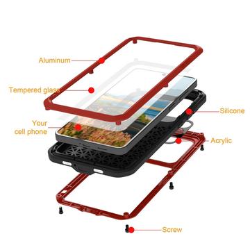 Samsung Galaxy S26+ Love Mei Powerful Hybrid Cover - rød