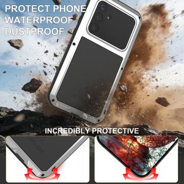 Samsung Galaxy S26+ Love Mei Powerful Hybrid Cover - Sølv