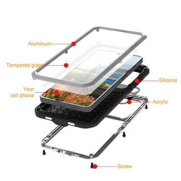 Samsung Galaxy S26+ Love Mei Powerful Hybrid Cover - Sølv