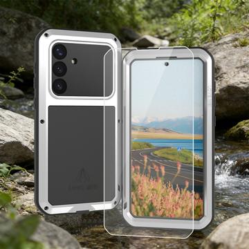 Samsung Galaxy S26+ Love Mei Powerful Hybrid Cover - Sølv