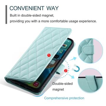 Samsung Galaxy S26+ Luksus Vatteret Pung - Grøn