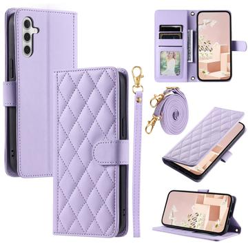 Samsung Galaxy S26+ Luksus Vatteret Pung - Lilla