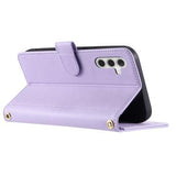 Samsung Galaxy S26+ Luksus Vatteret Pung - Lilla