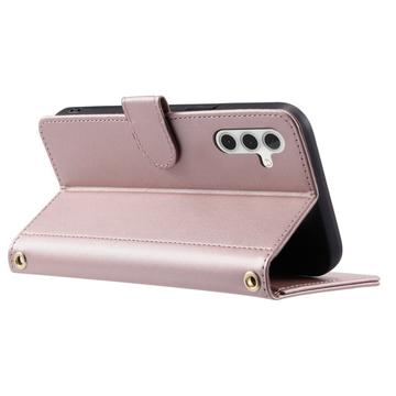 Samsung Galaxy S26+ Luksus Vatteret Pung - Rødguld