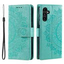 Samsung Galaxy S26+ Mandala Series Etui med Pung - Grøn