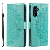 Samsung Galaxy S26+ Mandala Series Etui med Pung - Grøn