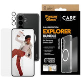 Samsung Galaxy S26+ PanzerGlass Care 3-i-1 Explorer-pakke - gennemsigtig