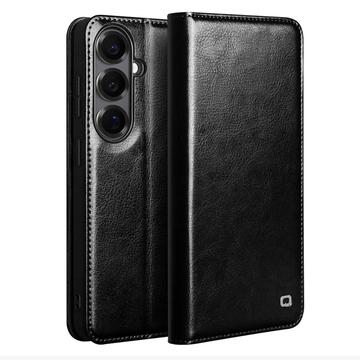 Samsung Galaxy S26+ Qialino Classic Læderpung - Sort