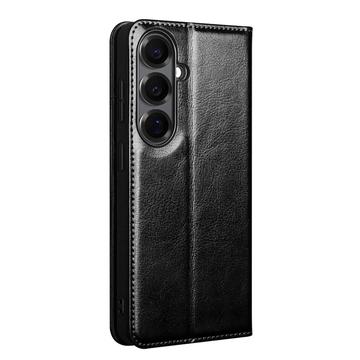 Samsung Galaxy S26+ Qialino Classic Læderpung - Sort