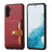 Samsung Galaxy S26+ Retro Style Cover med Pung - Rød