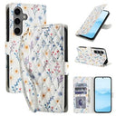 Samsung Galaxy S26+ Rhombisk Blomsterpung - farverige blomster