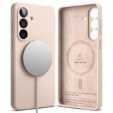Samsung Galaxy S26+ Ringke Liquid Silicone MagSafe Cover - Pink Sand