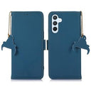 Samsung Galaxy S26+/S26 Pro Pung læder cover med RFID - blå