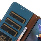 Samsung Galaxy S26+/S26 Pro Pung læder cover med RFID - blå