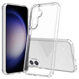 Samsung Galaxy S26+ Ridsefast Hybrid Cover - Gennemsigtig