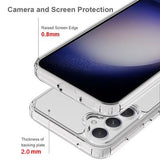 Samsung Galaxy S26+ Ridsefast Hybrid Cover - Gennemsigtig
