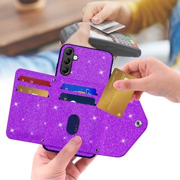 Samsung Galaxy S26+ Stardust Cover med Kortholder - Lilla