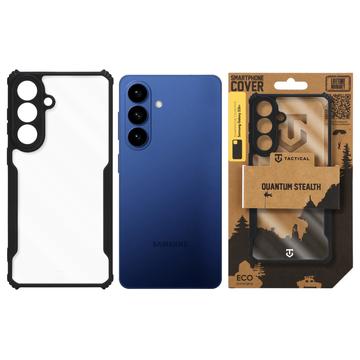 Samsung Galaxy S26+ Tactical Quantum Stealth Cover med forstærkede hjørner - klar / sort