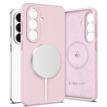 Samsung Galaxy S26+ Tech-Protect flydende silikone cover - MagSafe-kompatibel - Lyserød Perle