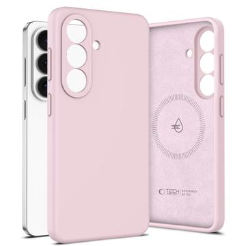 Samsung Galaxy S26+ Tech-Protect flydende silikone cover - MagSafe-kompatibel - Lyserød Perle