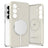 Samsung Galaxy S26+ Tech-Protect flydende silikone cover - MagSafe-kompatibel - Kosmisk Latte