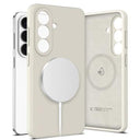 Samsung Galaxy S26+ Tech-Protect flydende silikone cover - MagSafe-kompatibel - Kosmisk Latte