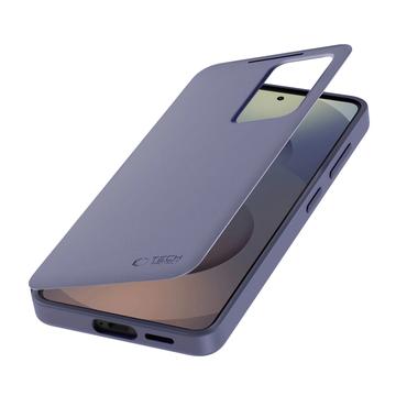 Samsung Galaxy S26+ Tech-Protect Smart Clear View Flip etui med kortplads - Lilla