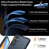 Samsung Galaxy S26+ Torras Skin-Touch-Cover med udskiftelige knapper - Sort