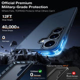 Samsung Galaxy S26+ Torras Skin-Touch-Cover med udskiftelige knapper - Sort