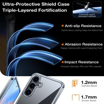 Samsung Galaxy S26+ Torras Skin-Touch-Cover med udskiftelige knapper - Klar