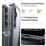 Samsung Galaxy S26+ Torras Skin-Touch-Cover med udskiftelige knapper - Klar