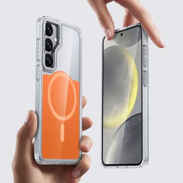 Samsung Galaxy S26+ Tofarvet hybrid cover - MagSafe-kompatibel - Orange