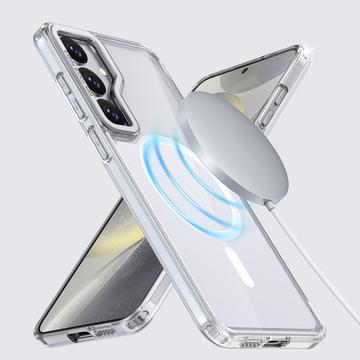 Samsung Galaxy S26+ Tofarvet hybrid cover - MagSafe-kompatibel - hvid