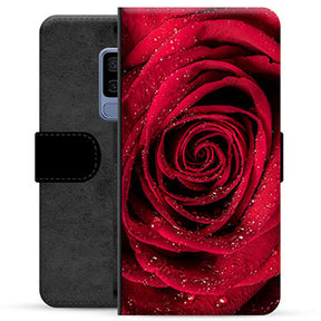 Samsung Galaxy S9+ Premium Flip Cover med Pung - Rose