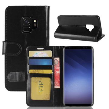 Samsung Galaxy S9 Pung med Magnetisk Lukning - Sort