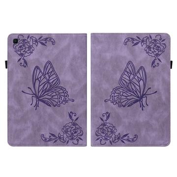 Samsung Galaxy Tab S6 Lite 2020/2022/2024 Butterfly Series Folio Cover - Lilla