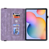 Samsung Galaxy Tab S6 Lite 2020/2022/2024 Butterfly Series Folio Cover - Lilla