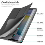 Samsung Galaxy Tab S6 Lite 2020/2022/2024 Dux Ducis Domo Tri-Fold Smart Folio Cover - Sort